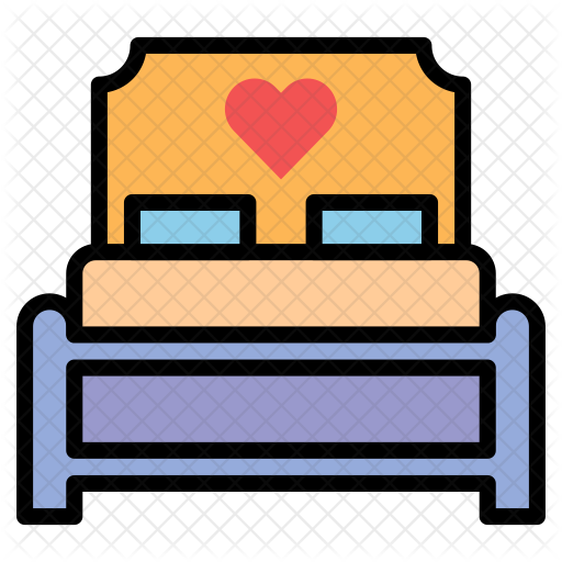 Bed Icon - Vector Graphics (512x512)
