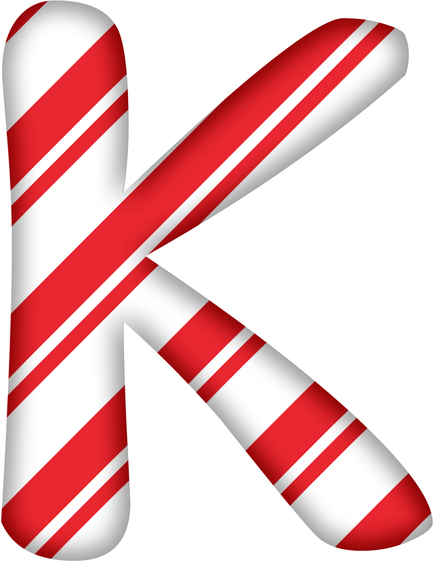 Digital - Candy Cane Alphabet Letters (1200x1200)
