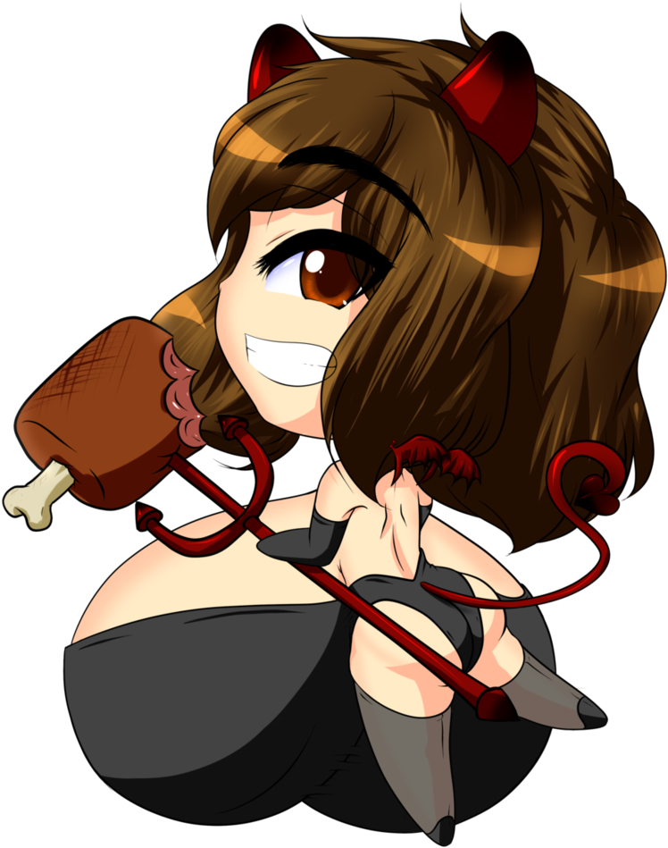 Chibi Devil Erin By Gypsysquid - Cartoon (808x988)