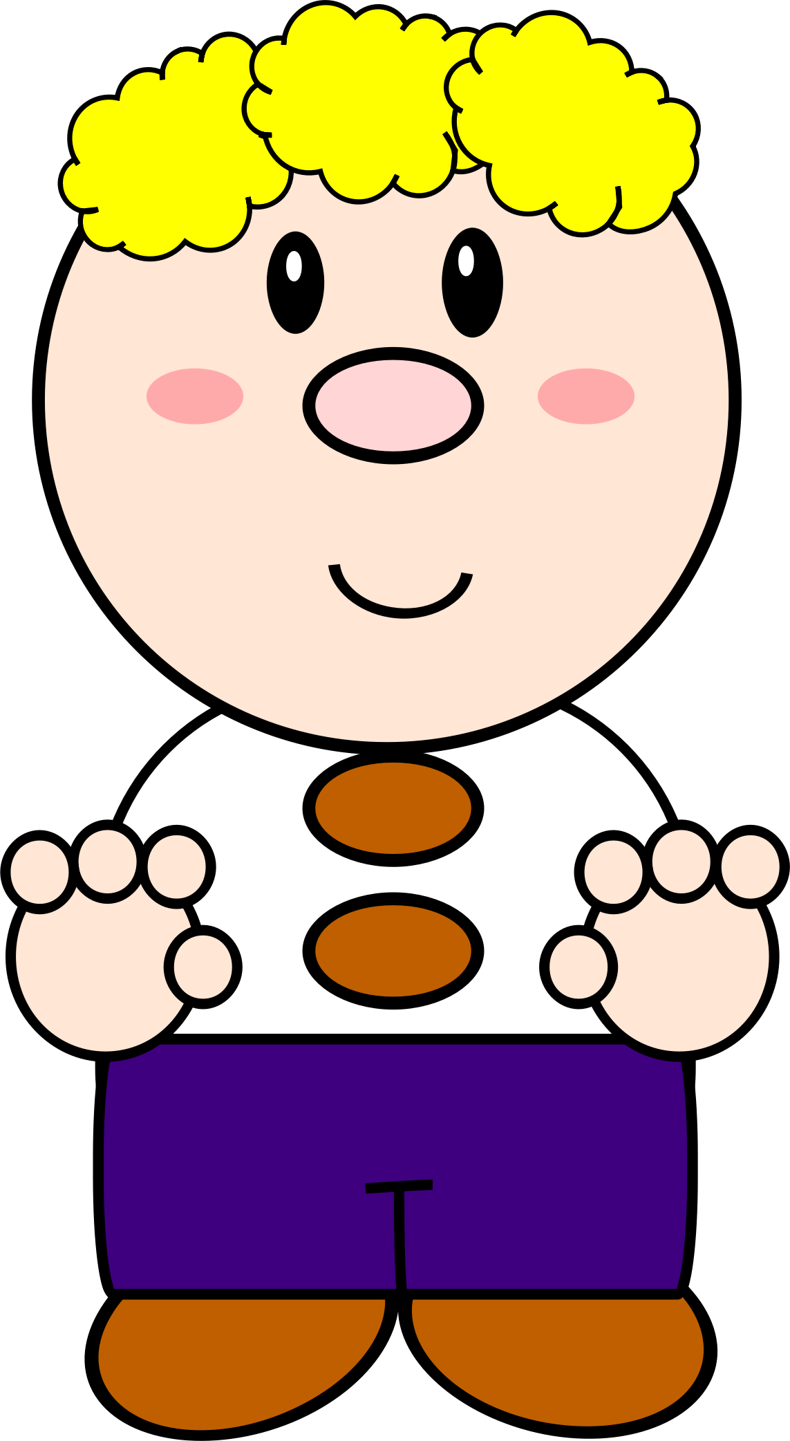 Basic - Kartun Anak Rambut Keriting (1143x2084)