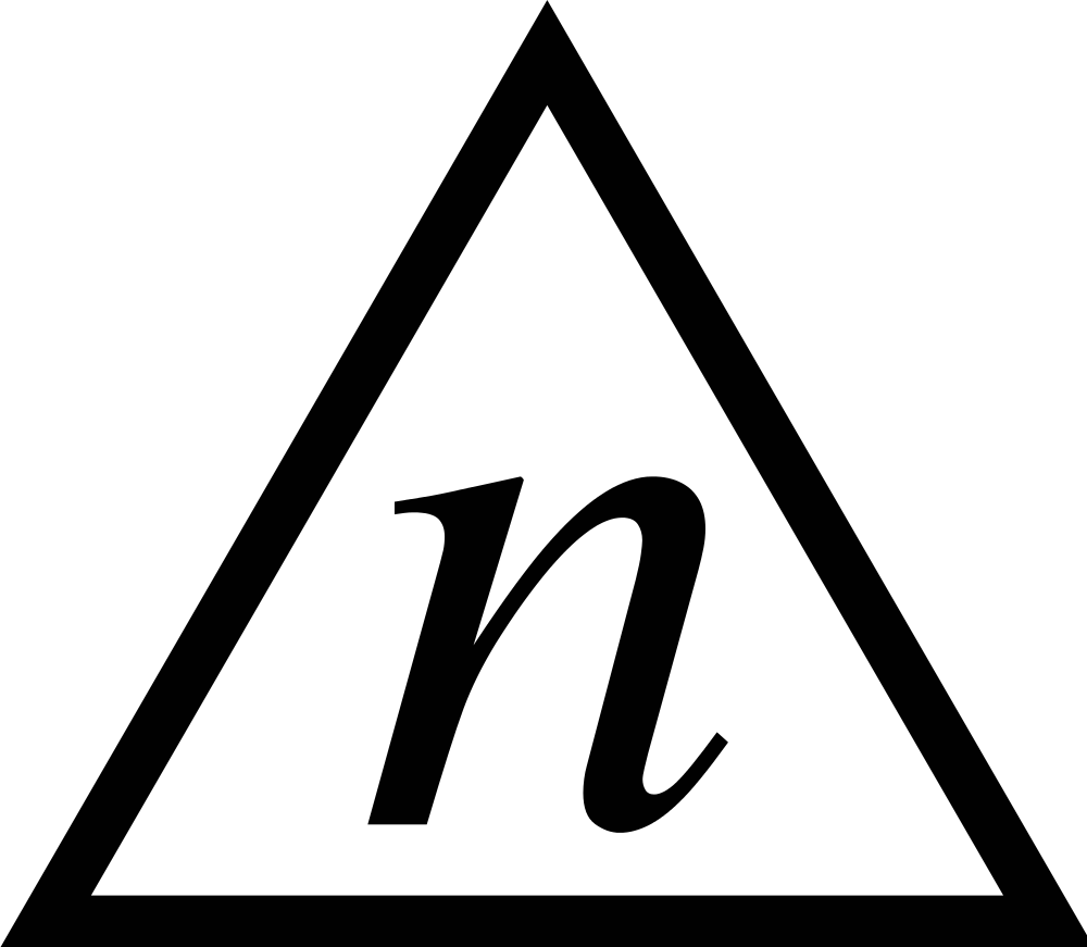 File - Triangle-n - Svg - Triangle Outline (1000x871)