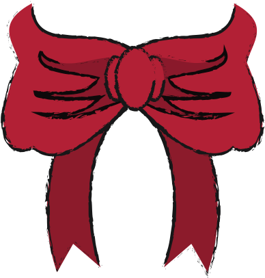 Ribbon Bow Vector Icon Illustration - Vector Graphics (550x550)
