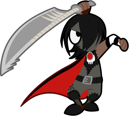 Dead-bird - Cartoon (450x406)