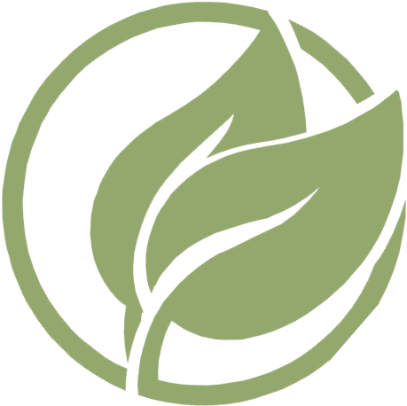2 Leafs - Leaf In Circle Transparent (649x650)