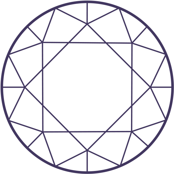 Round - Eight Pointed Star Symbol (698x695)