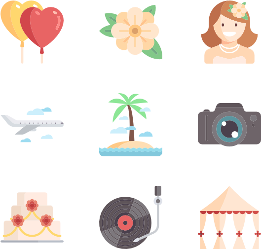 Wedding Set - Wedding Icon Vector (600x564)