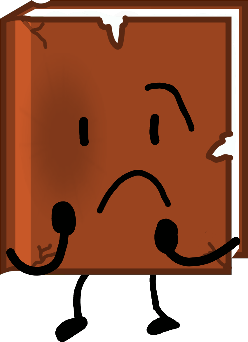 Broken Book - Bfdi Robot Book (1092x1441)