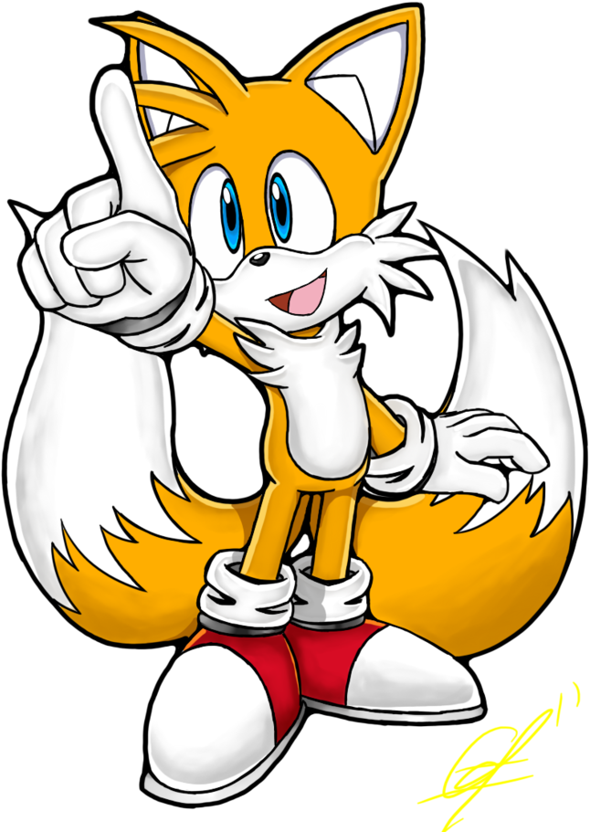 View Collection - Tails Miles Prower Drawing (1050x1274)