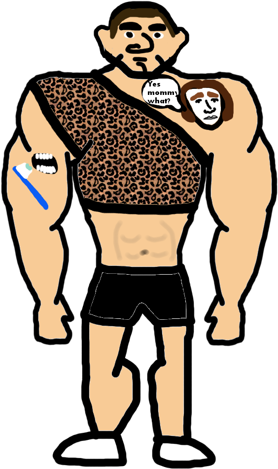 The Strong Man Cell - Illustration (1000x1000)