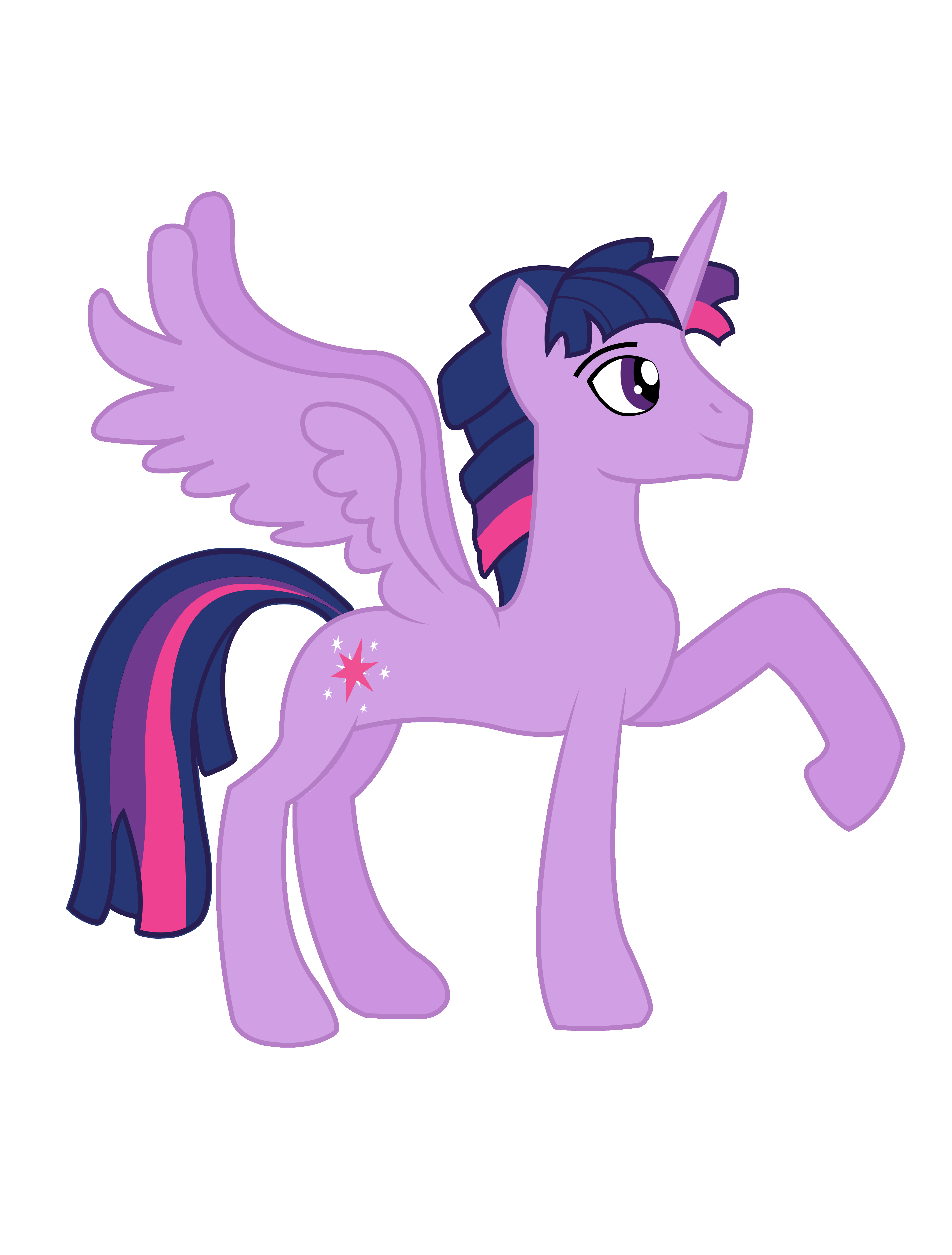 Dusk - Winged Unicorn (4075x5373)