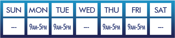 Office Hours Schedule - Parallel (744x187)
