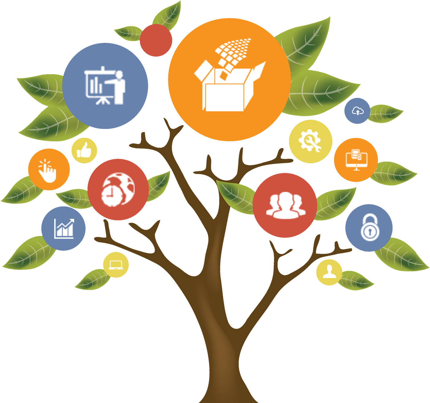 Cloud Based Gst Ready Accounting Software In India, - Lemon Tree Illustration (1655x1364)
