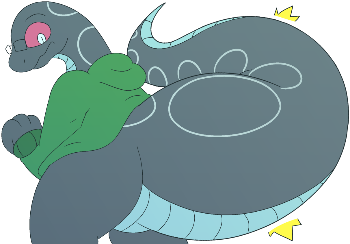 Thicc Tail It's Been A While Haha Done For A Peep Over - Cartoon (1280x931)