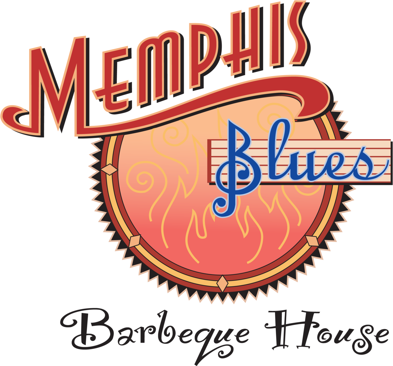 Memphis Blues Logo (1280x1184)
