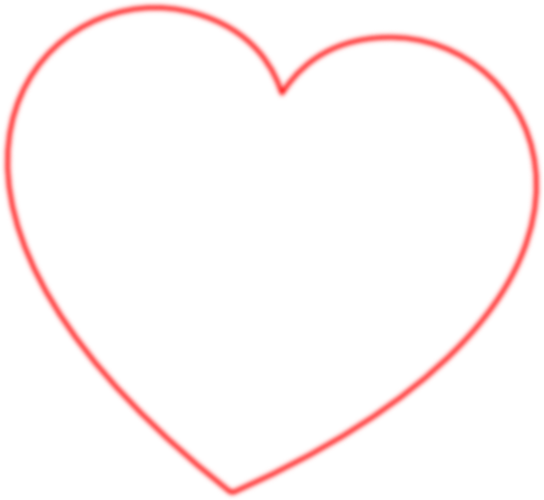 Heart Outline (600x551)
