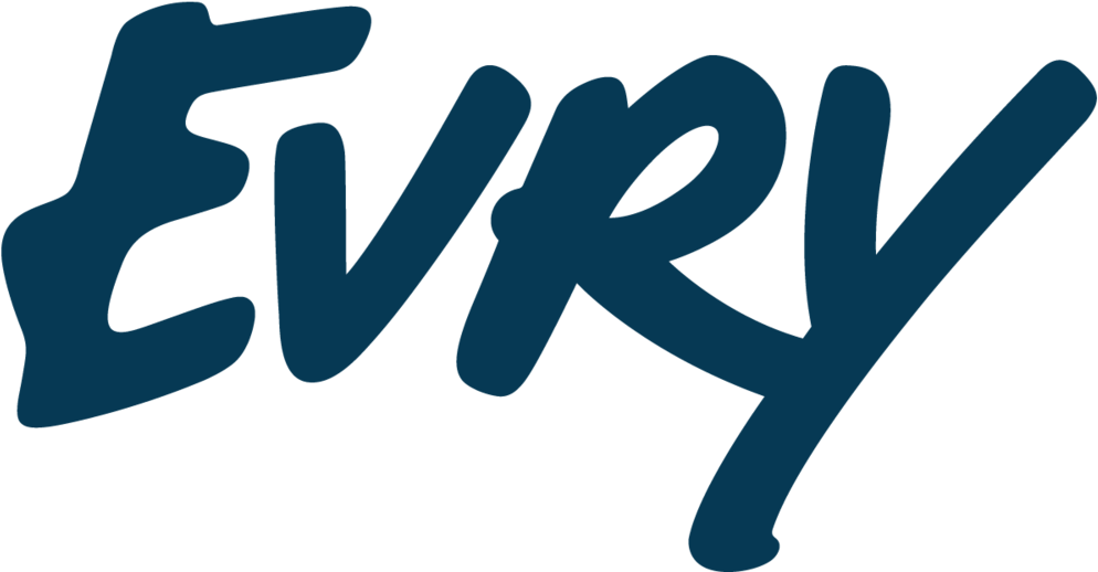 Evry-logo Rgb Word - Evry Logo (1000x518)