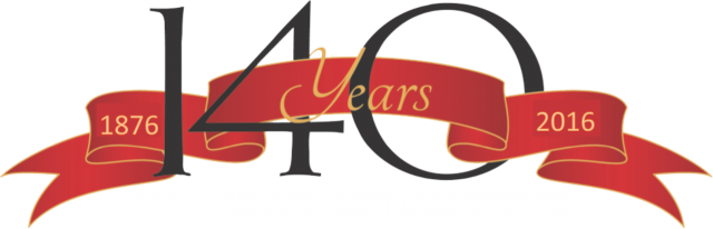 Celebrating 140 Years - Vector Graphics (640x206)