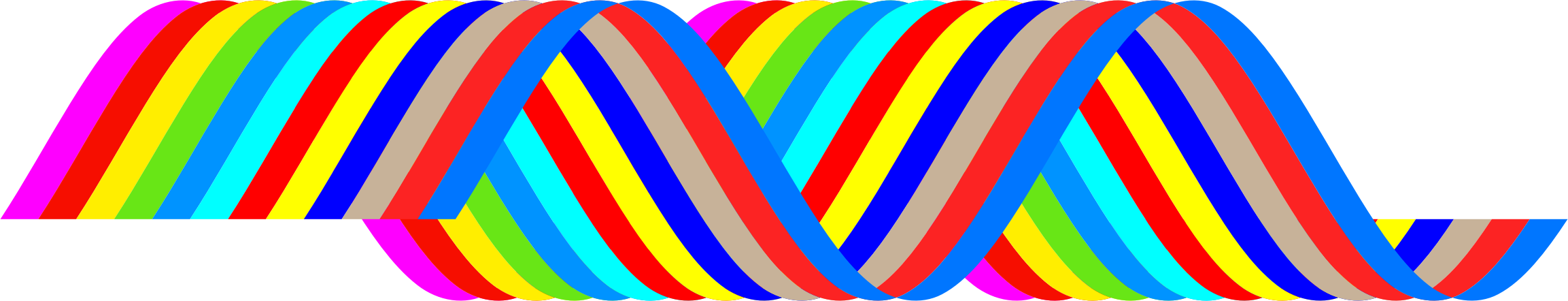 Flowing Rainbow - Portable Network Graphics (2306x442)