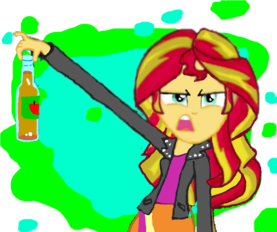 Vaid Devin Sunset Shimmer Vector By Va - Sunset Shimmer (923x866)
