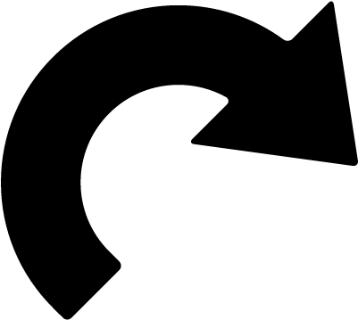 Semicircular Arrow Vector - Curved Arrow (400x400)