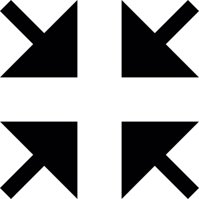 Four Arrows Facing Each Other Vector - Arrow (400x400)