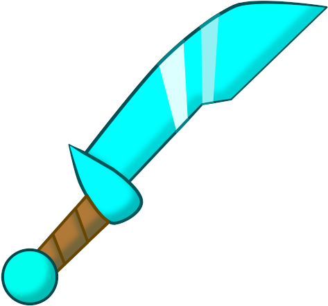 Diamond Sword By Astrorious - Diamond Sword Resource Pack (512x512)