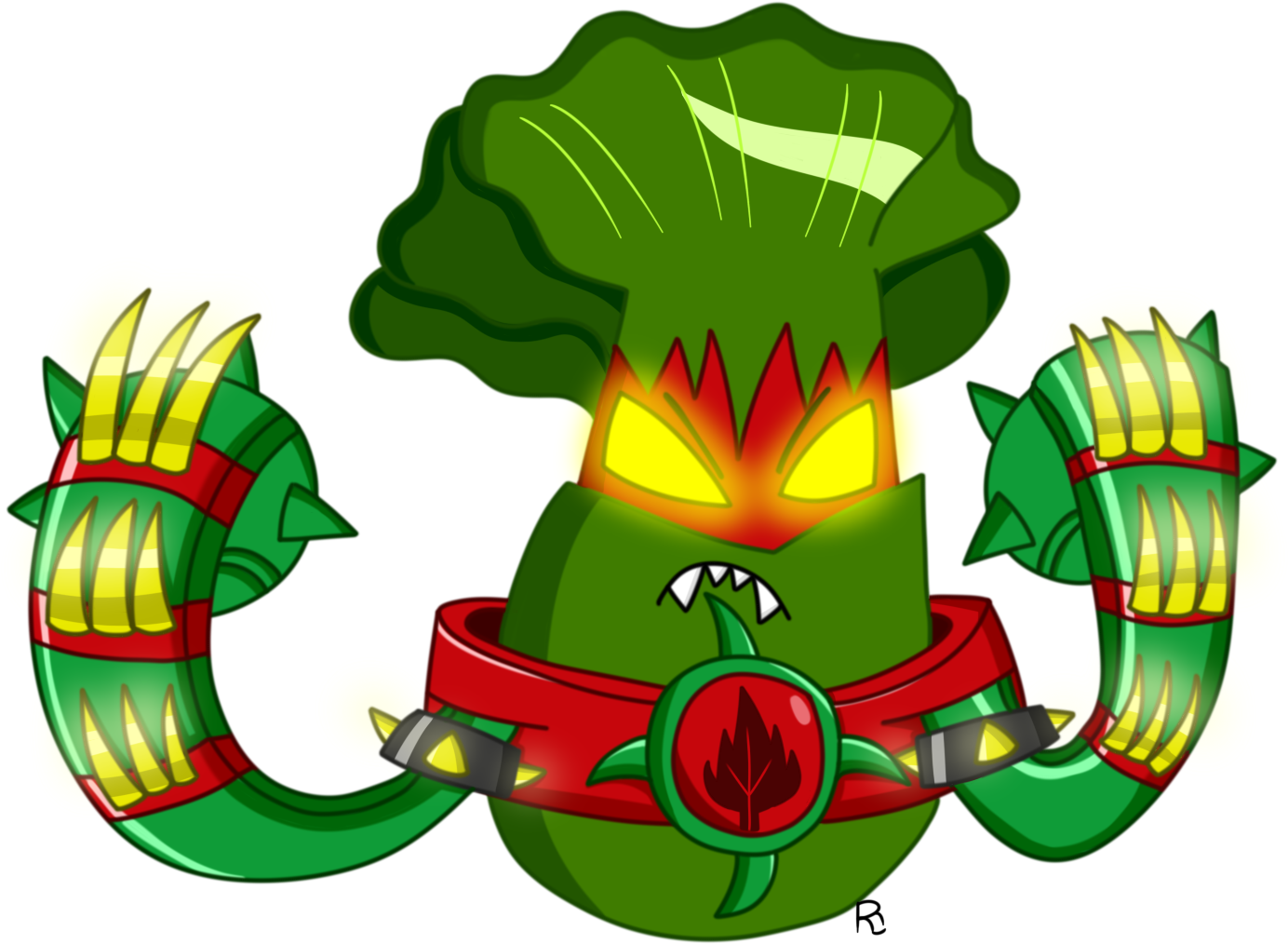 Pvz Heroes Grass Knuckles (1426x1056)
