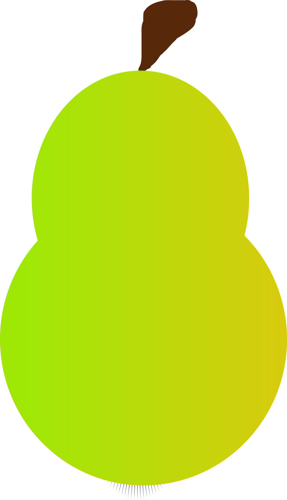 Free Vector Pear Clip Art - Pear (1378x2400)