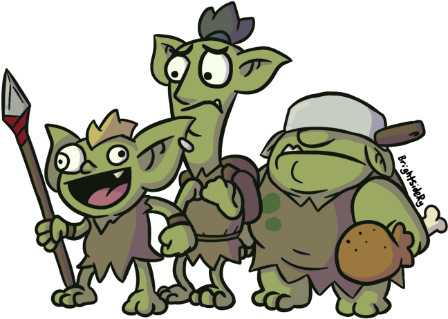 Goblins By Brightsidery - Cartoon (700x493)
