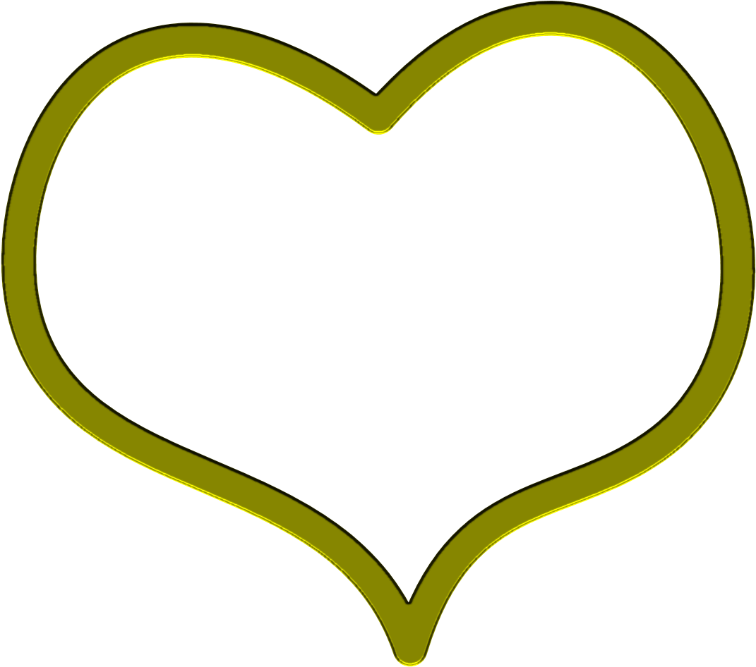 Heart Frame Clipart - Heart Transparent Inside (1150x1100)