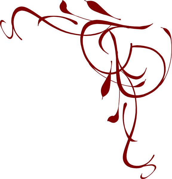 Graphics For Corner Graphics - Vine Clip Art (576x597)