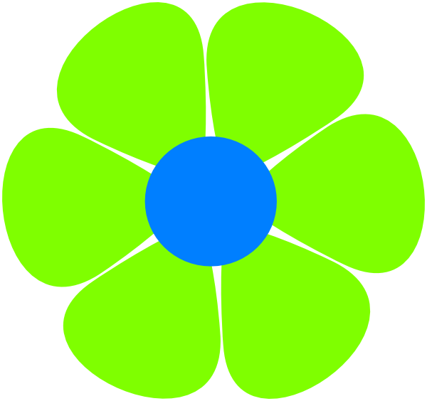 Flower Power Clipart (600x564)