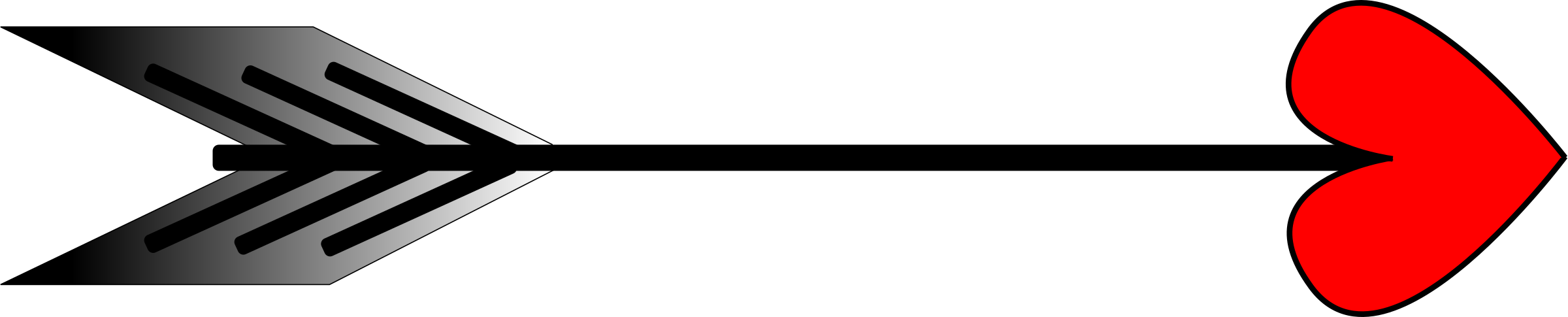 Big Image - Arrow With A Heart (2400x485)