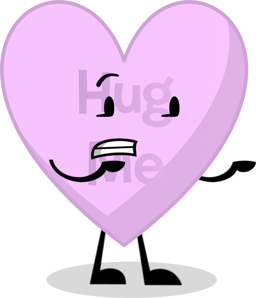 New Candy Heart 2 Pose - Cartoon (868x1008)