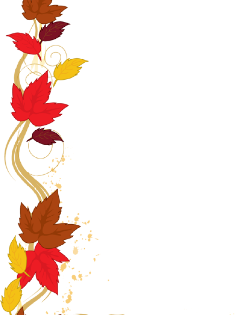Fall Border Clipart Fall Leaves Border Clipart Clipart - Thanksgiving Poems For Preschool (1024x1024)