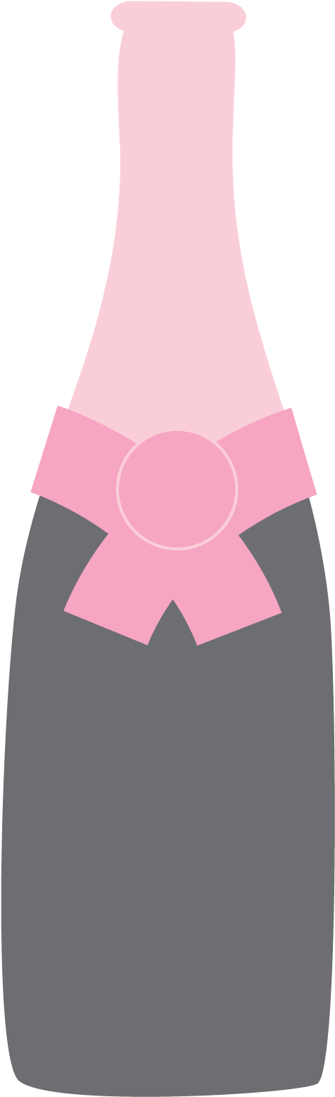 Bachelorette So Sexy In Pink Je Aime Clip Art Oh My - Wedding Favors (622x1708)