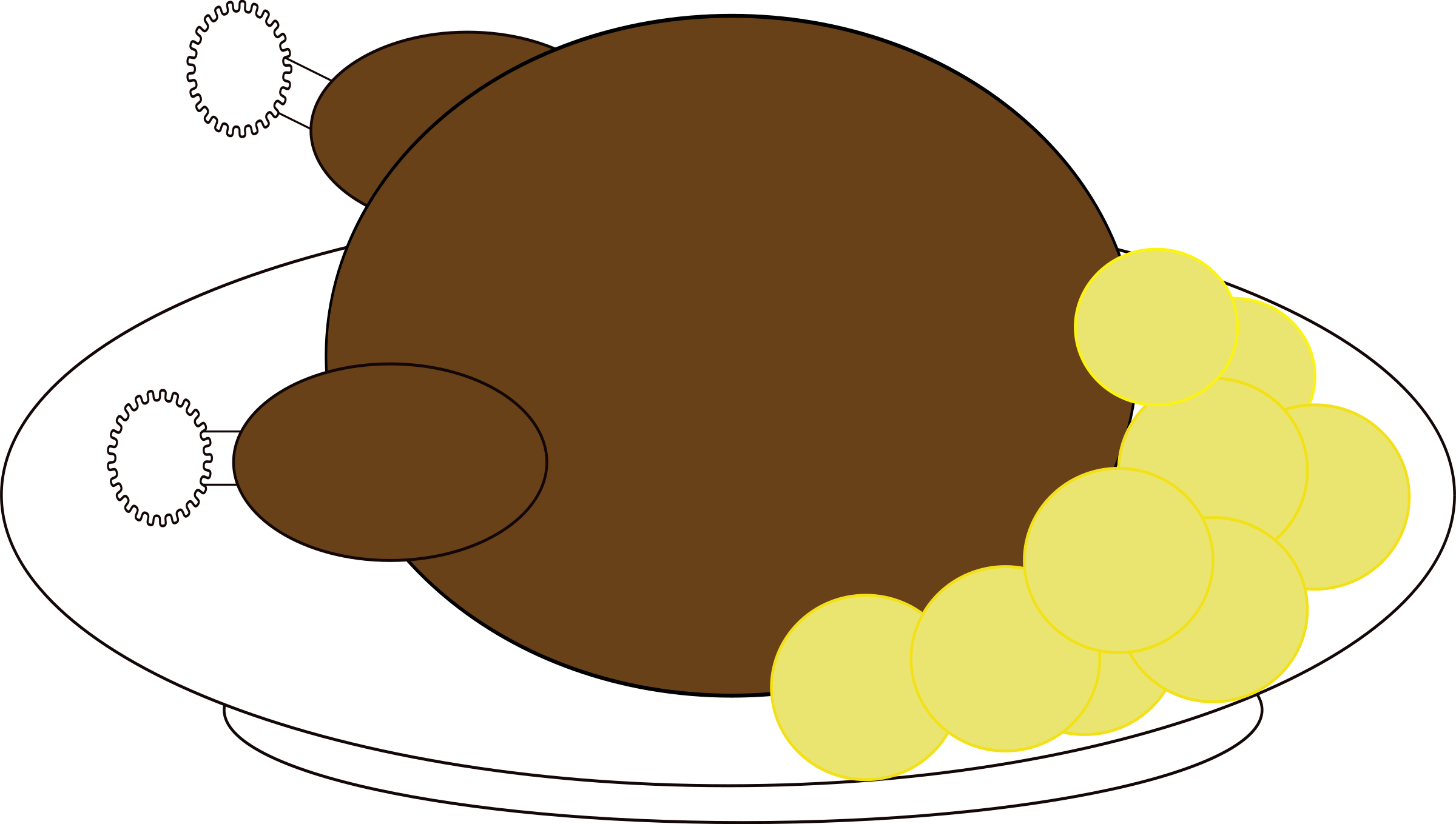 Onlinelabels Clip Art - Turkey Stuffing Clip Art (2400x1359)