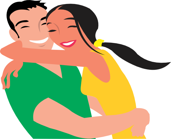 Couple Clipart (600x488)