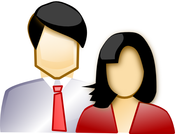 Parents Couple Clipart (600x461)