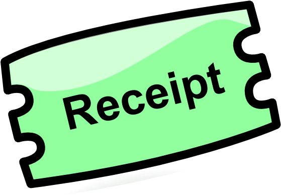 Receipt-hi - - Receipts Clipart (600x410)