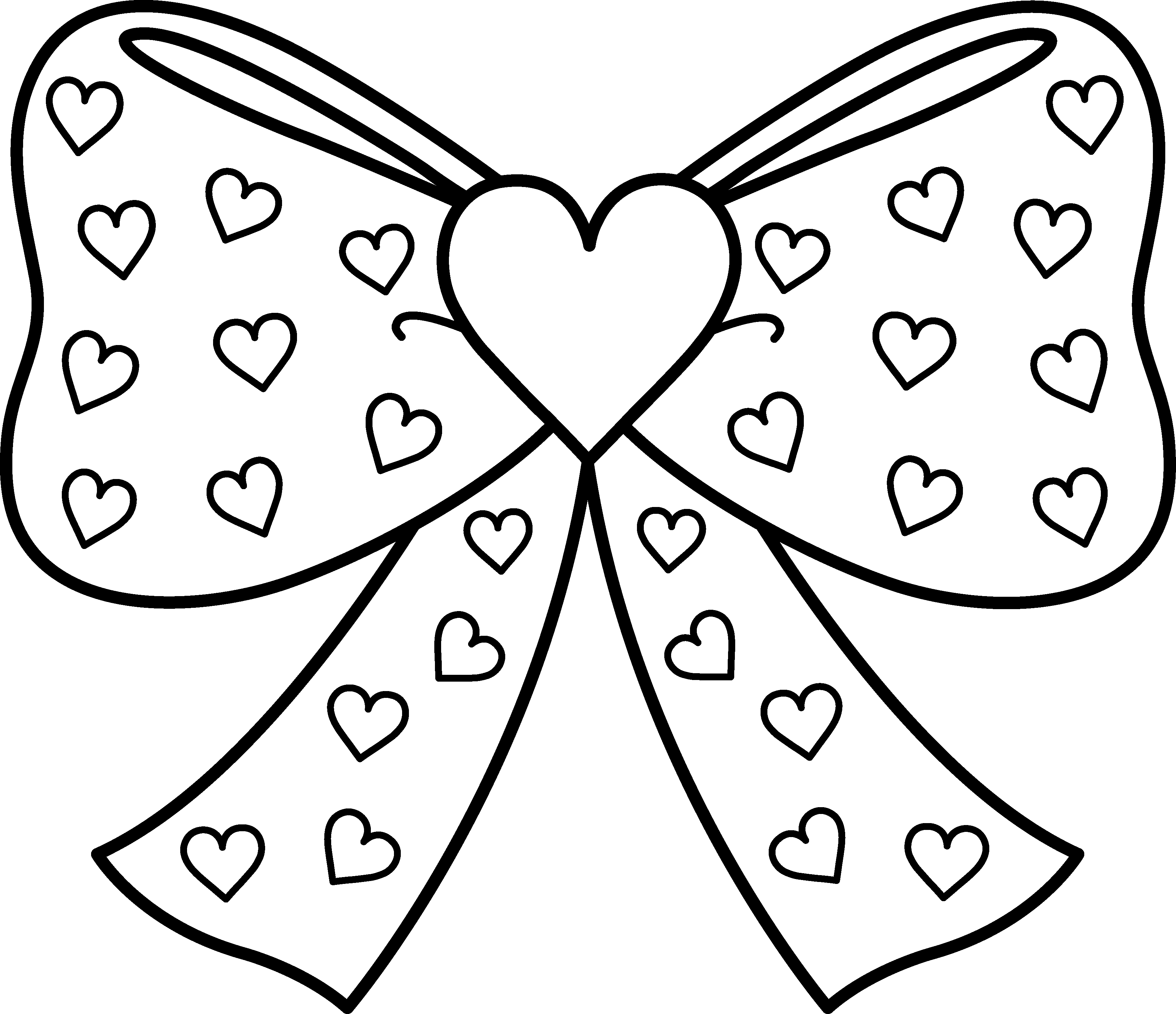 Medium Image - Jojo Siwa Bows Colouring Pages (3615x3118)