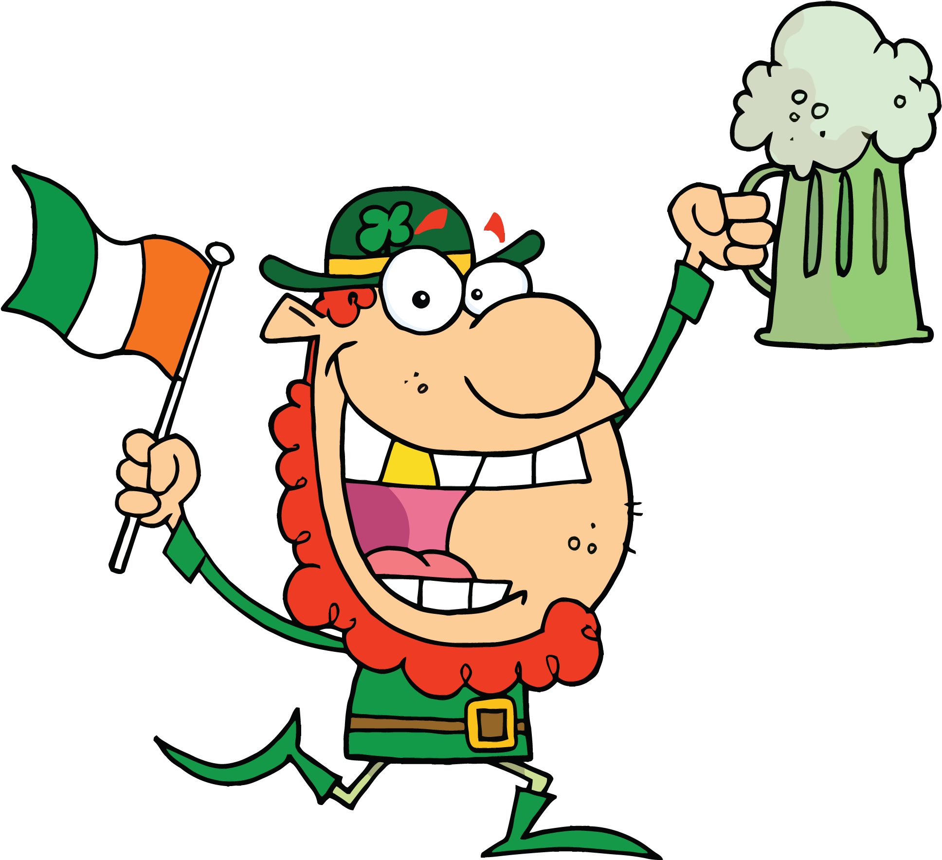 St. Patrick's Day Tile Coaster (2000x1835)