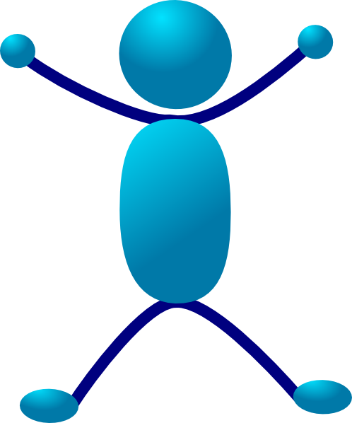Blue Stick Man (498x598)