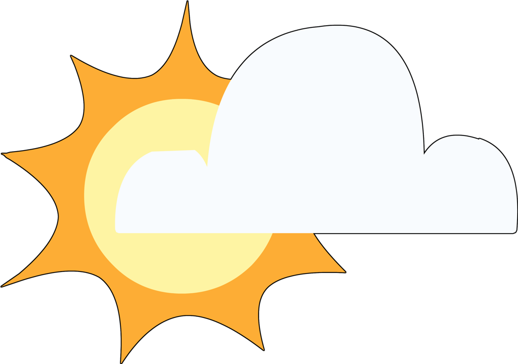 Partly Cloudy Pictures - Mlp Cloud Cutie Mark (2887x2031)