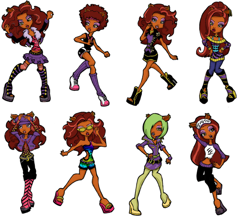 Rainy Day Monster High Dolls - Monster High Clawdeen Wolf Dress (900x791)
