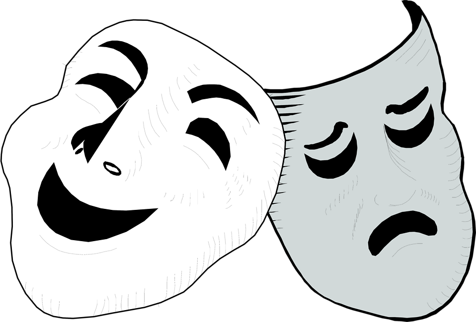 Masks Drama Free Stock Photo Illustration Of Drama - Drama Masks No Background (958x649)