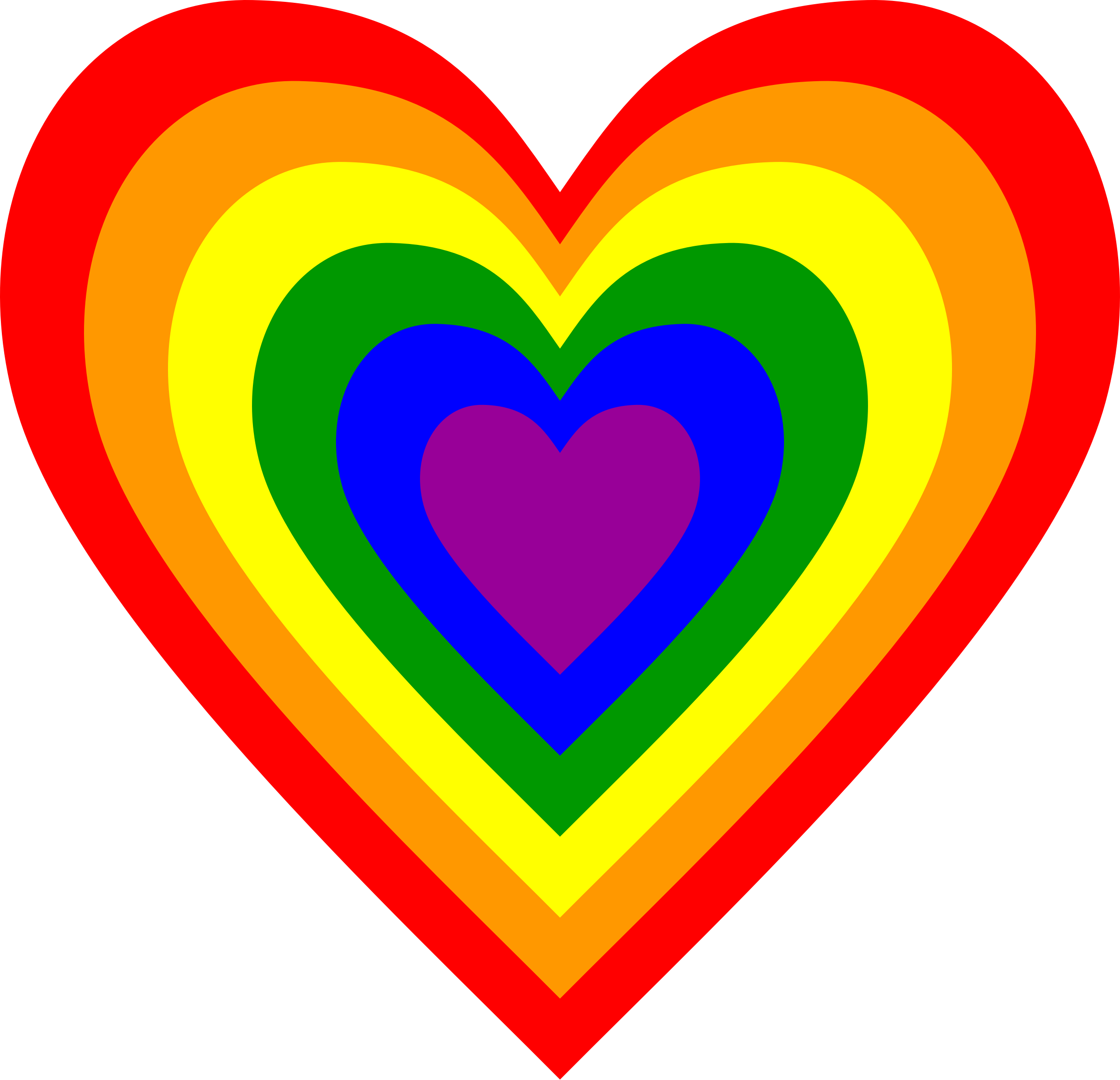 Big Image - Rainbow Heart (2400x2315)