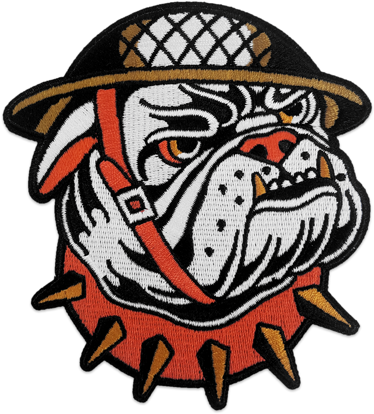 'rorke Bulldog' Patch - Bulldog Patch (992x1024)