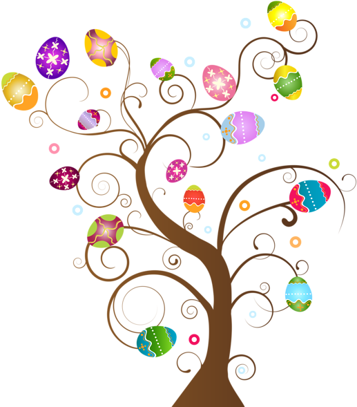Egg Clipart Heart - Easter Png (544x600)