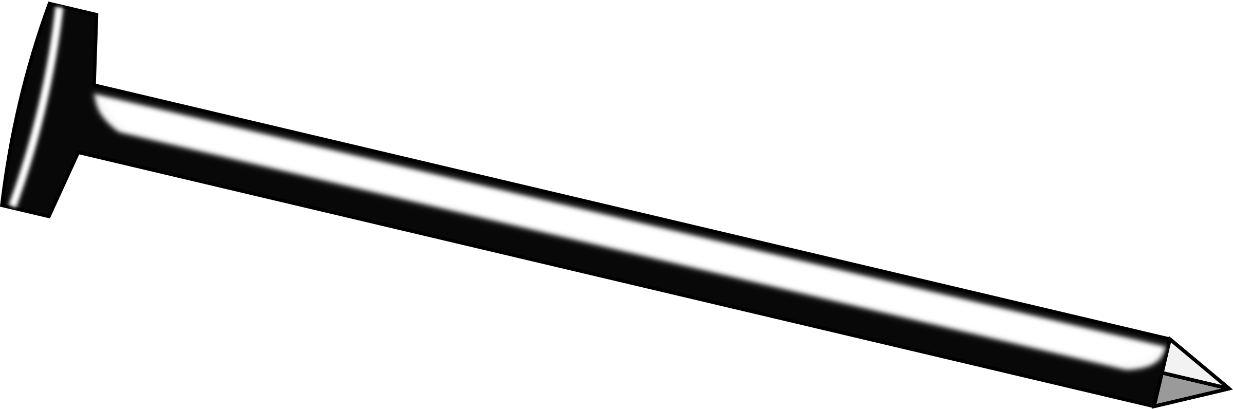 Nail Clip Art (2400x796)